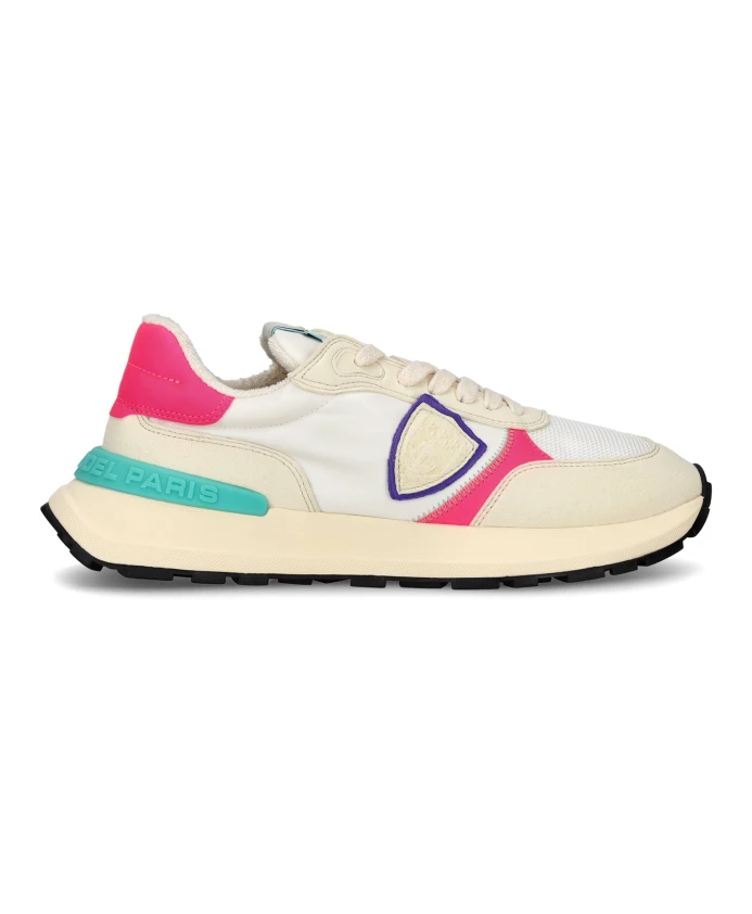 

Antibes low винтажные кроссовки Philippe Model, белый