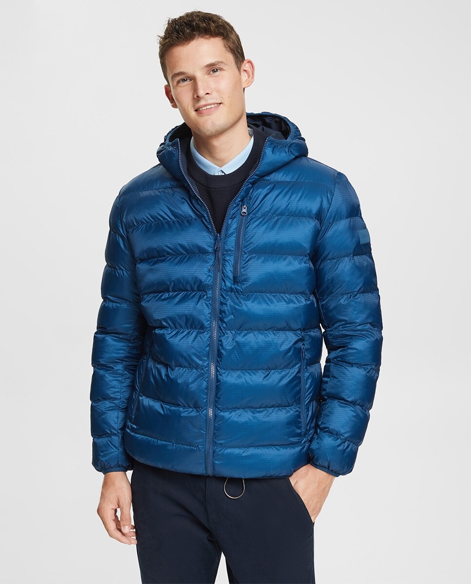 

Двустороннее короткое ультралегкое мужское пальто Esprit, синий