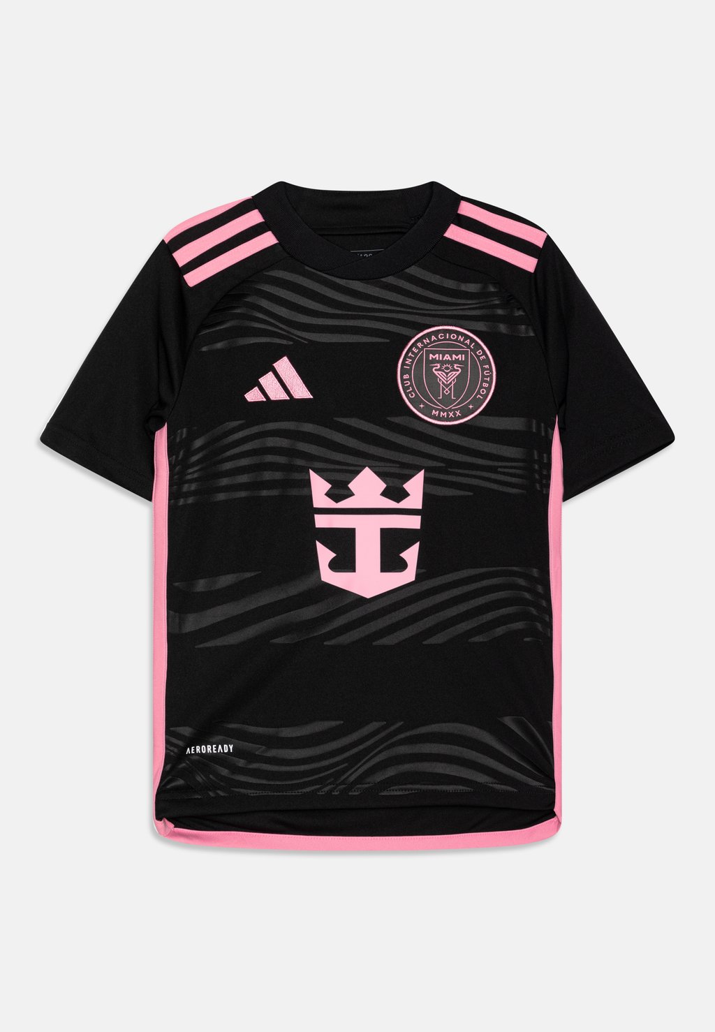 Футбольная майка INTER MIAMI FC AWAY UNISEX adidas Performance, цвет black/bliss pink bliss v2 black