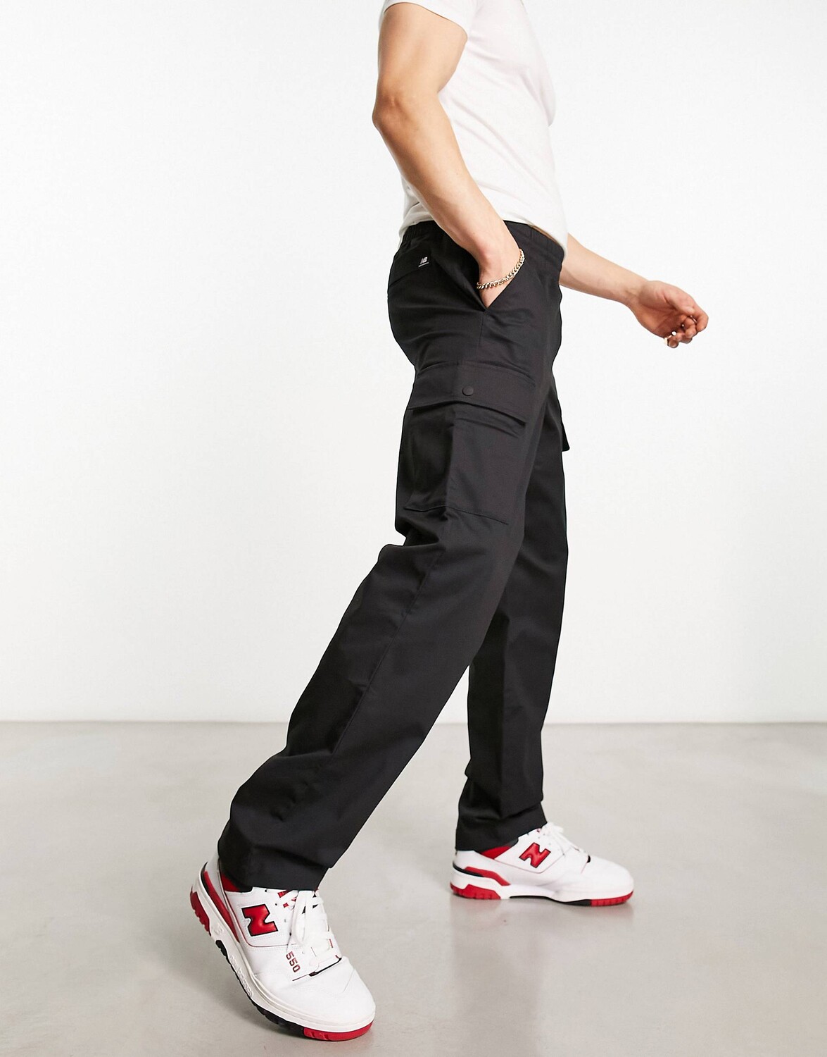 

Черные брюки карго New Balance Athletics, Черный