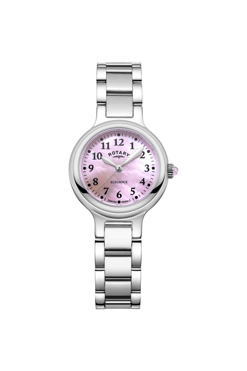 

Классические аналоговые кварцевые часы Elegance из нержавеющей стали - Lb05135/07 Rotary, розовый