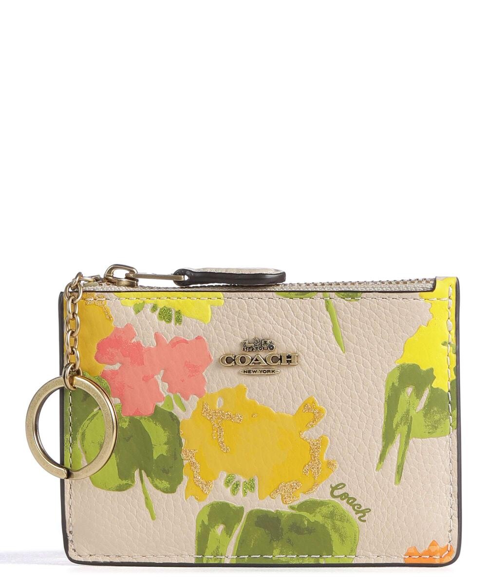 

Кошелек Madison Pillow из зерненой кожи Coach, бежевый