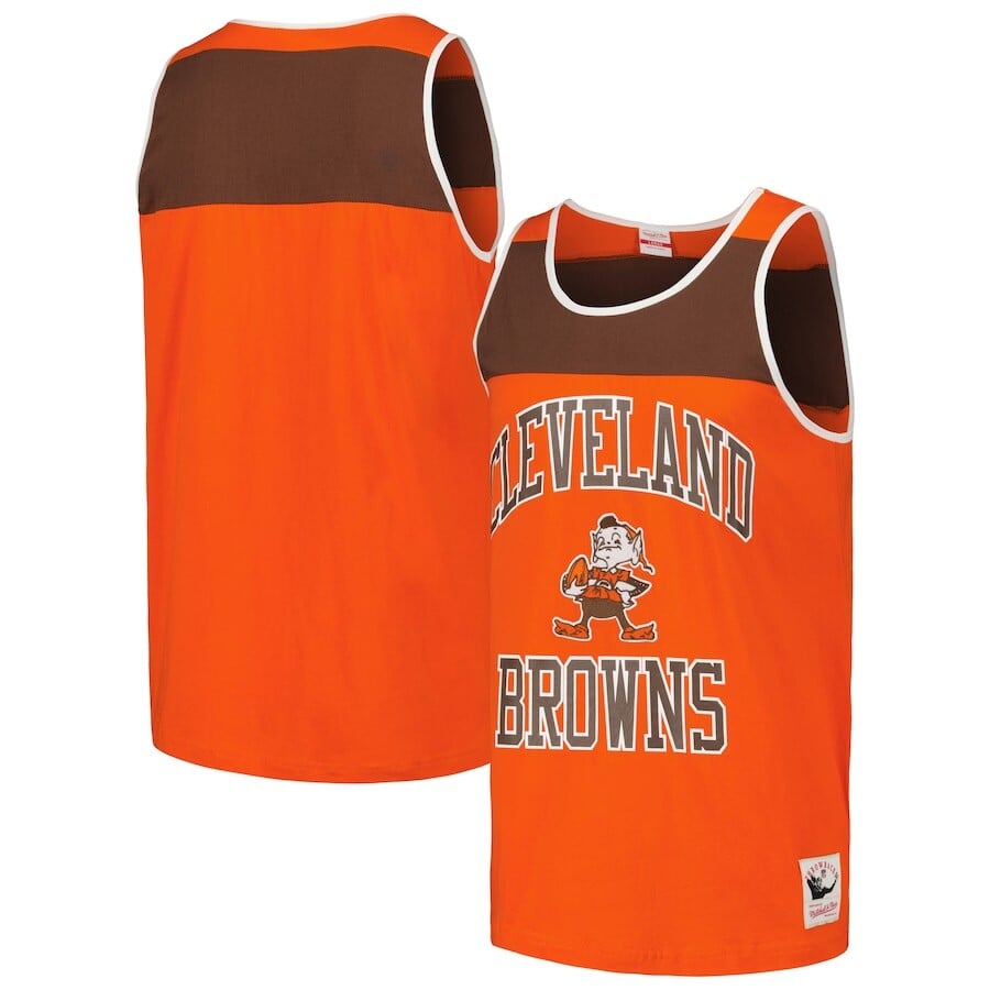 

Майка Mitchell & Ness Cleveland Browns, оранжевый