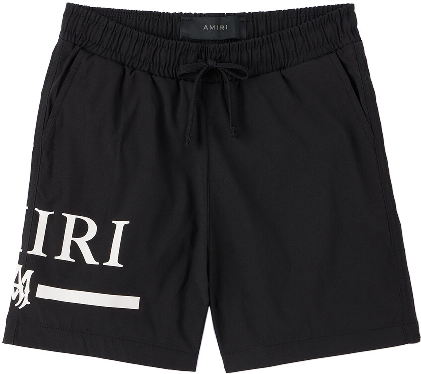 

AMIRI Kids Черные шорты для плавания Ma Bar