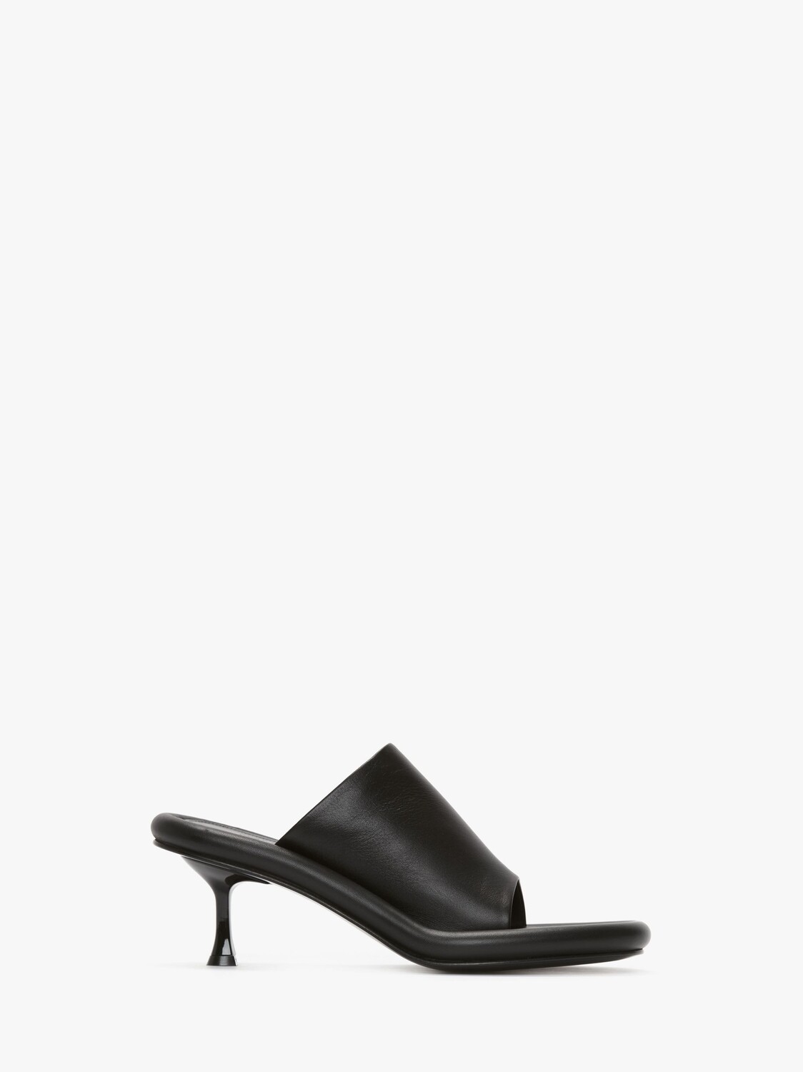 

Кожаные мюли на каблуке JW Anderson, черный