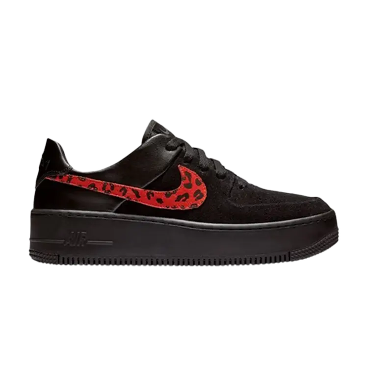 

Кроссовки Nike Wmns Air Force 1 Sage Low Premium 'Leopard Pack', черный