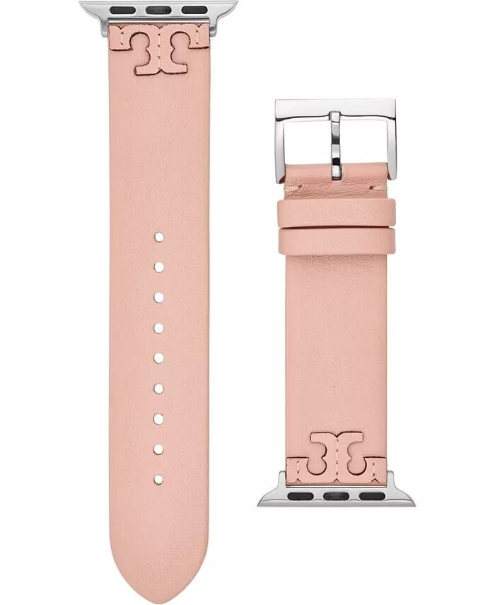 

Женский кожаный ремешок Mc Graw Blush для Apple Watch, 38 мм/40 мм Tory Burch, розовый