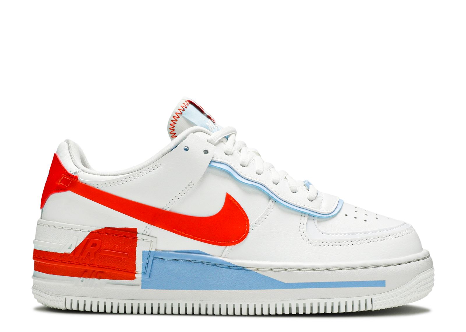 

Кроссовки Nike Wmns Air Force 1 Shadow Se 'Team Orange Blue', белый