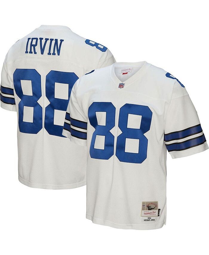 

Мужская футболка Michael Irvin White Dallas Cowboys 1992 Legacy Replica Джерси Mitchell & Ness, белый