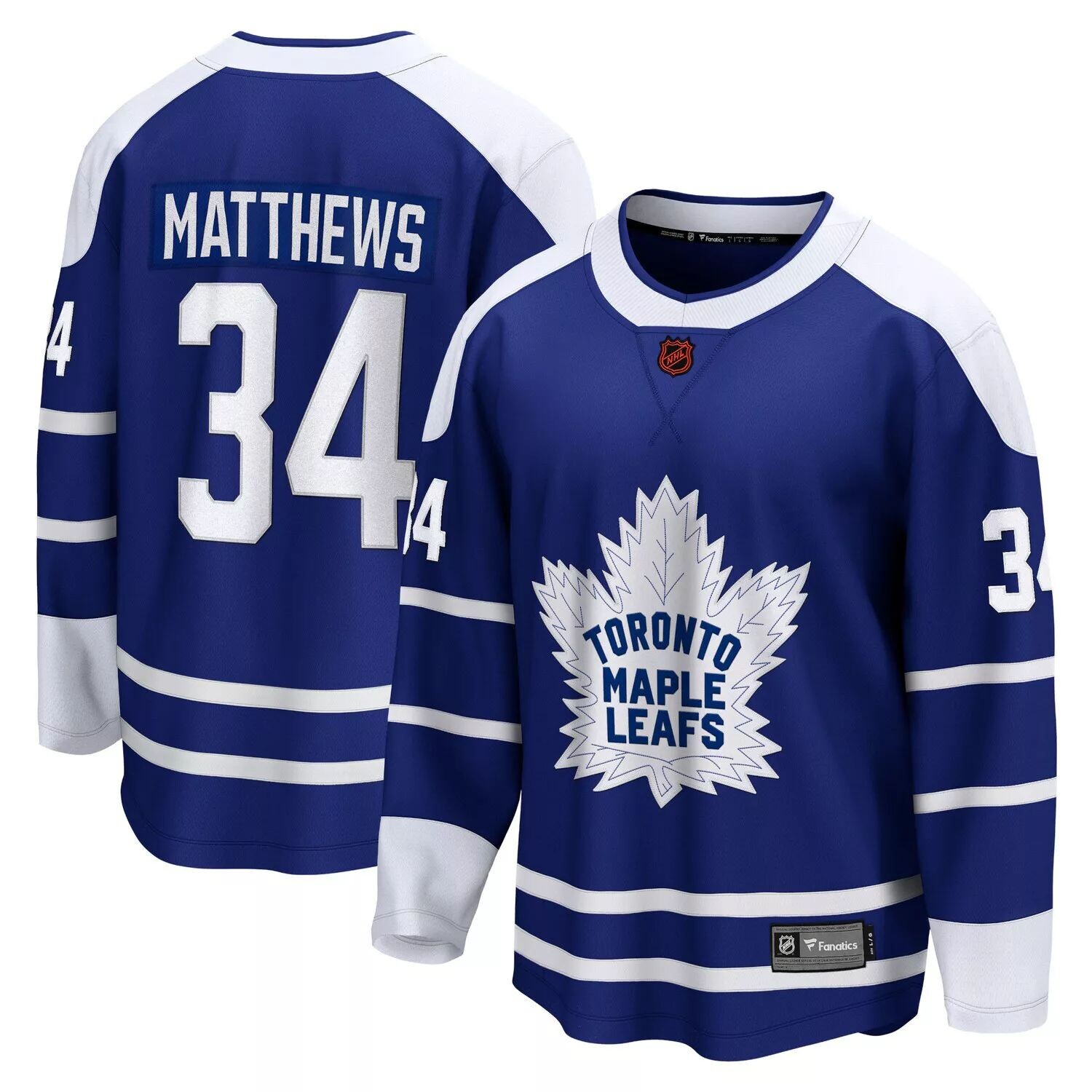 

Мужское фирменное Джерси Auston Matthews Royal Toronto Maple Leafs Special Edition 2.0 Breakaway Player Fanatics