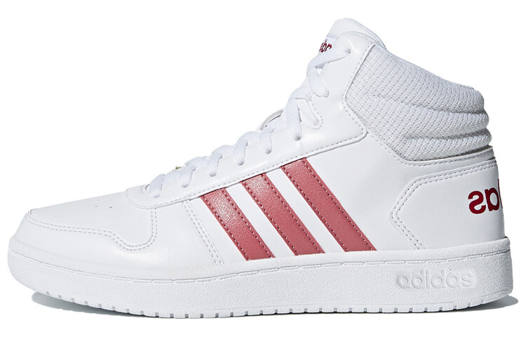

Женские скейтборды Adidas Neo Hoops 2.0 Mid белый/фиолетовый/красный