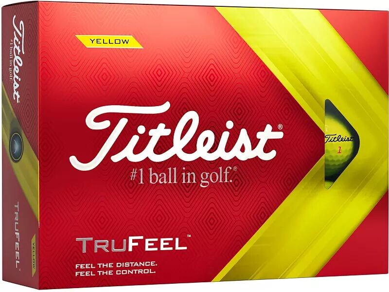 

Мячи для гольфа TruFeel Titleist 2022, желтый