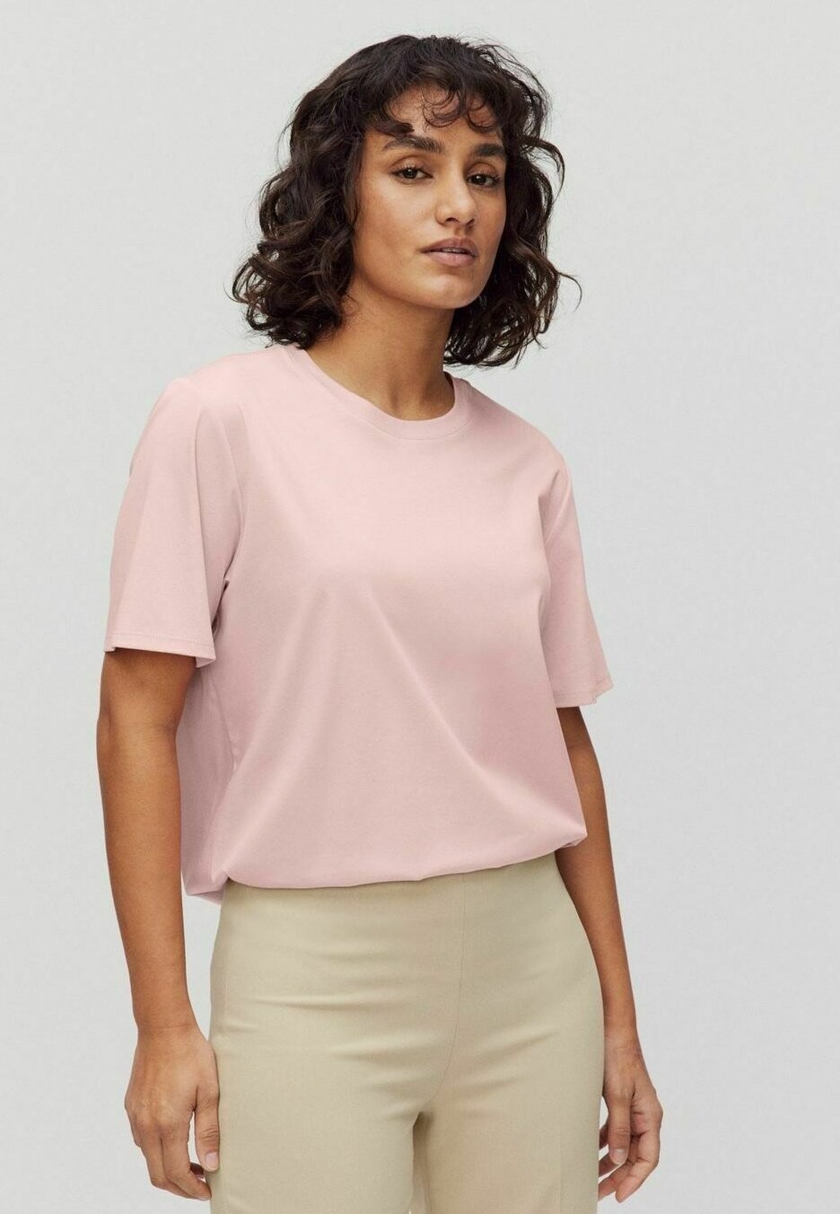 

Базовая футболка MAIA PREMIUM TEE Stockh Lm Studio, цвет silver pink