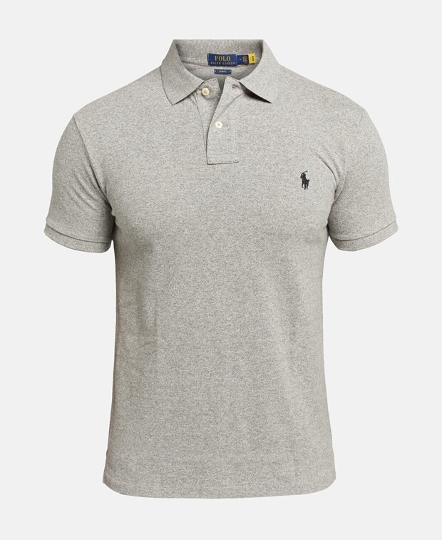 

Рубашка-поло из пике Polo Ralph Lauren, серый