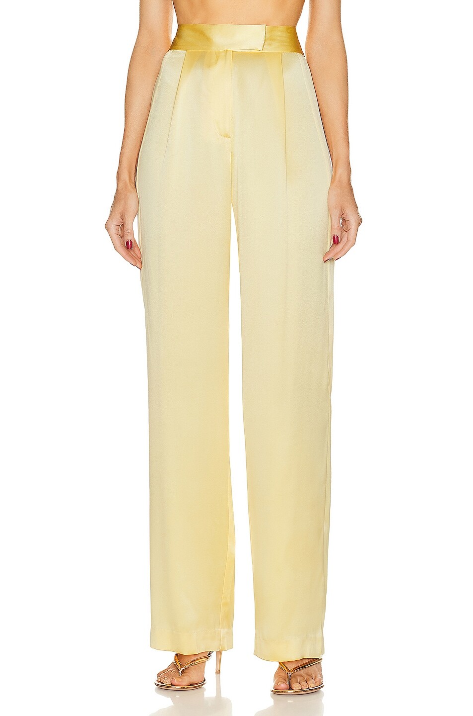 

Брюки The Sei Wide Leg Trouser, цвет Butter