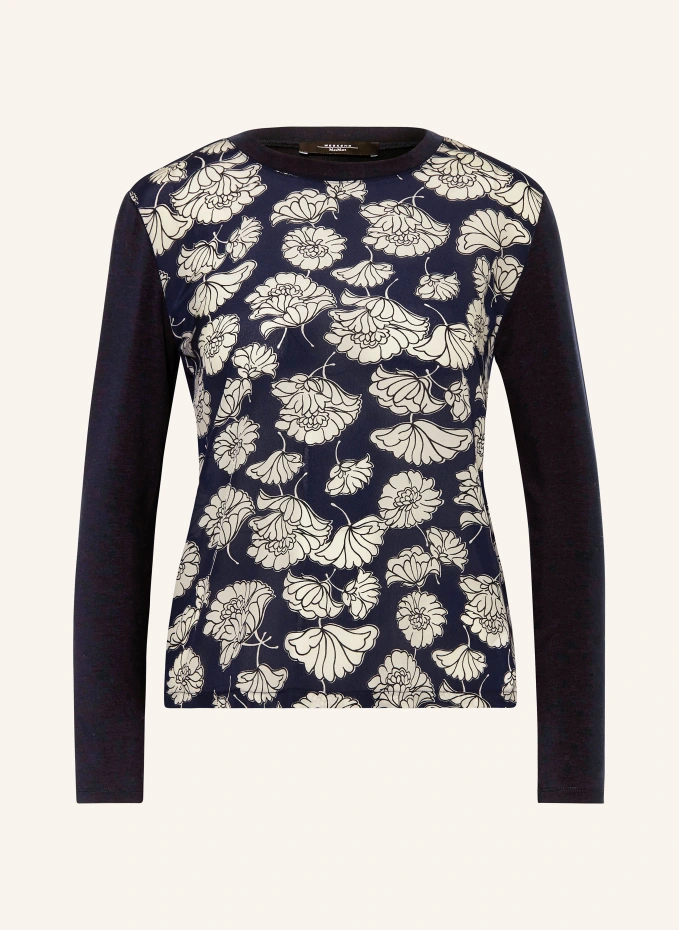 

Лонгслив calamai из разных материалов Weekend Maxmara, белый