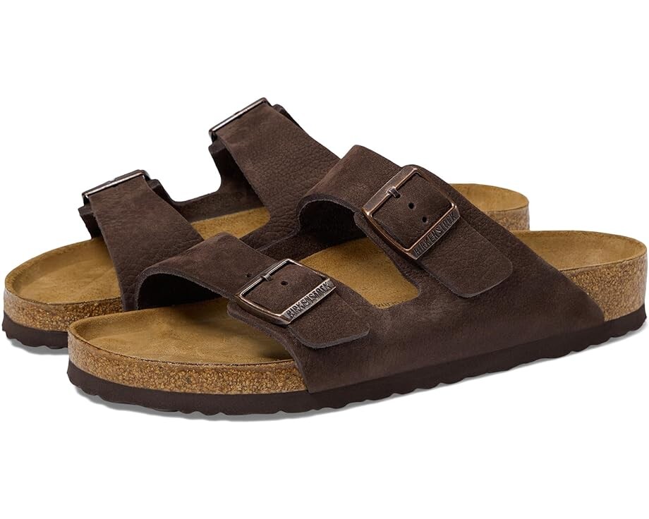 цена Сандалии Birkenstock Arizona Desert Buck, цвет Roast