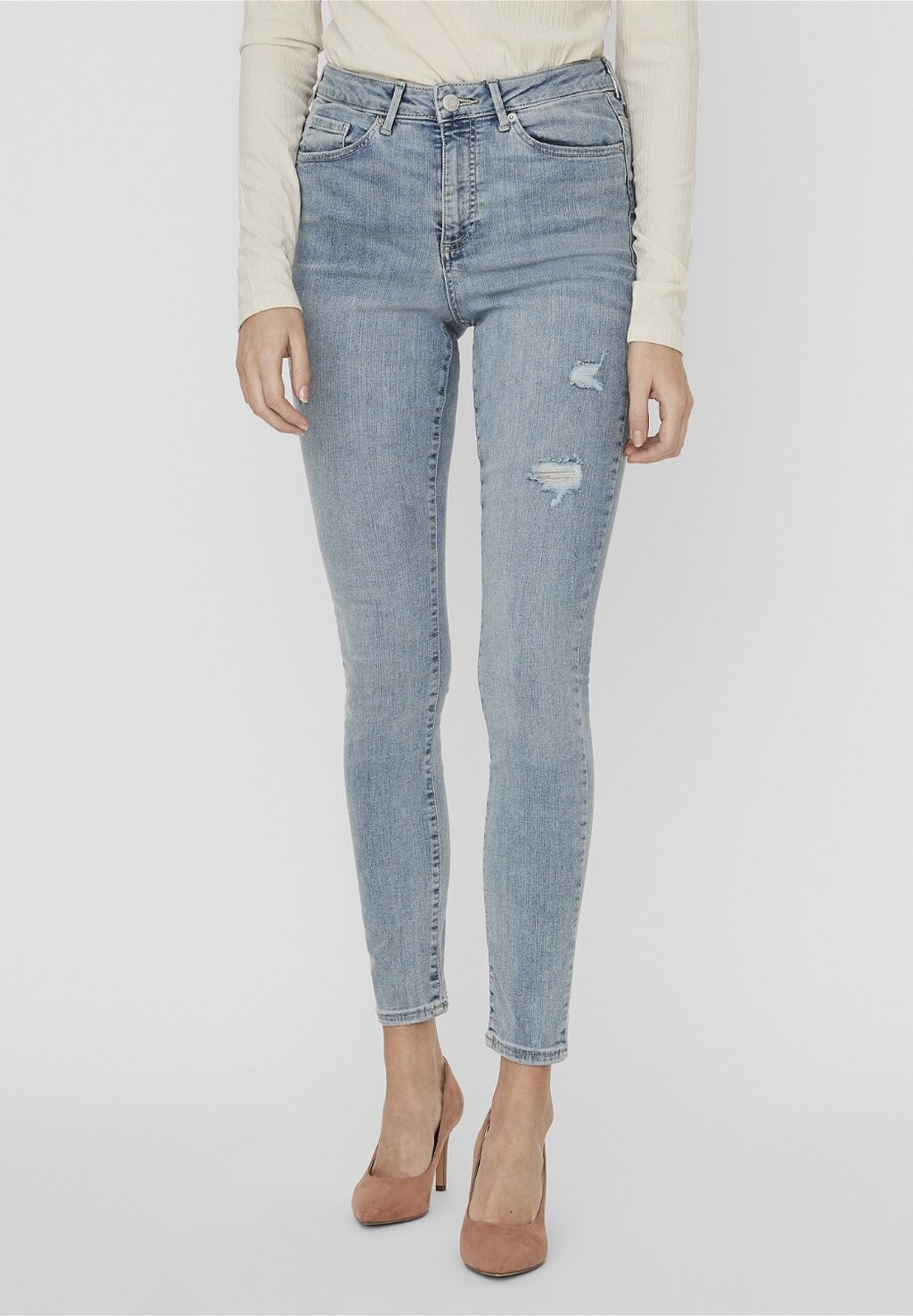 

Джинсы Skinny Fit VMSOPHIA Vero Moda, цвет light blue denim