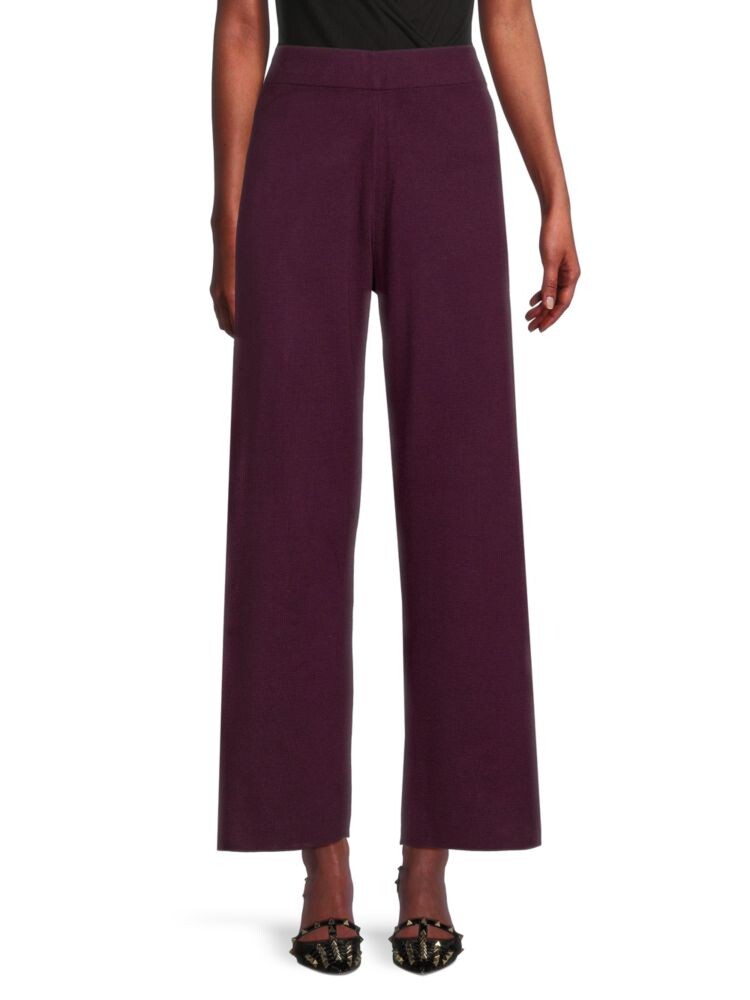 

Широкие брюки с высокой посадкой Calvin Klein, цвет Aubergine