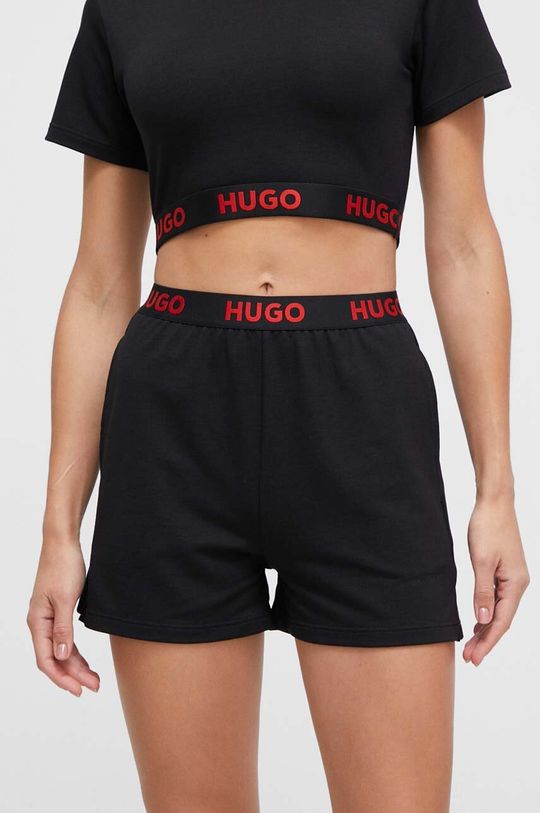 Пижамные шорты HUGO Hugo, черный