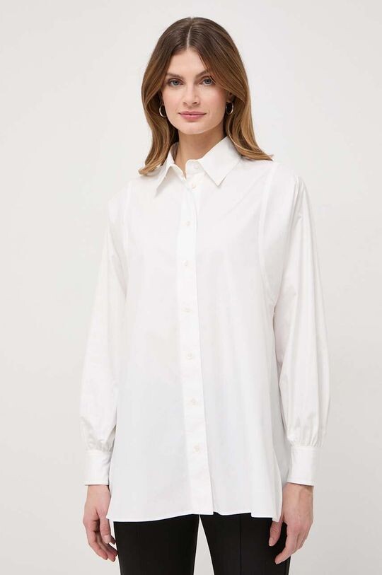 

Хлопчатобумажную рубашку Weekend Max Mara, белый