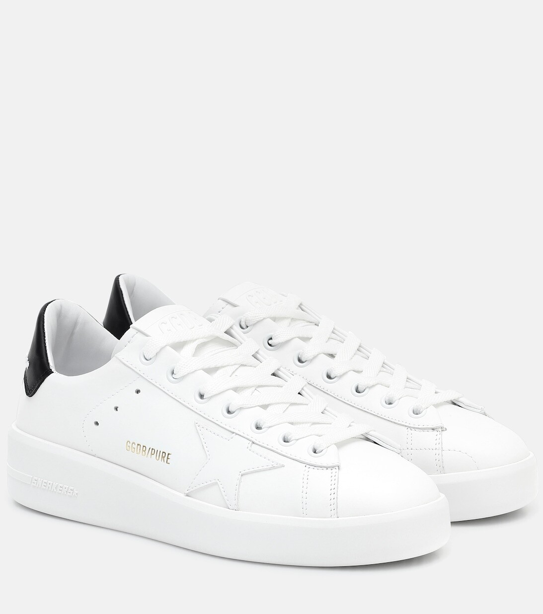 

Кроссовки Pure Star из кожи Golden Goose, белый