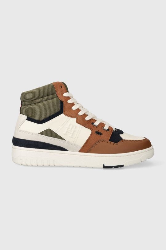 

Кроссовки TH BASKET BETTER MIDCUT LTH MIX Tommy Hilfiger, коричневый