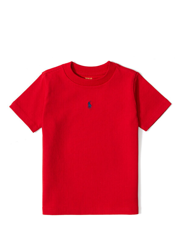

Футболка для мальчика с красным логотипом Polo Ralph Lauren