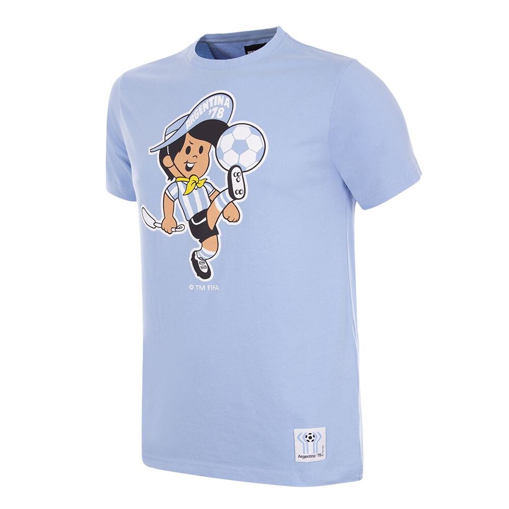 

Футболка Copa World Cup Fotball Argentina Mascot 1978, синий