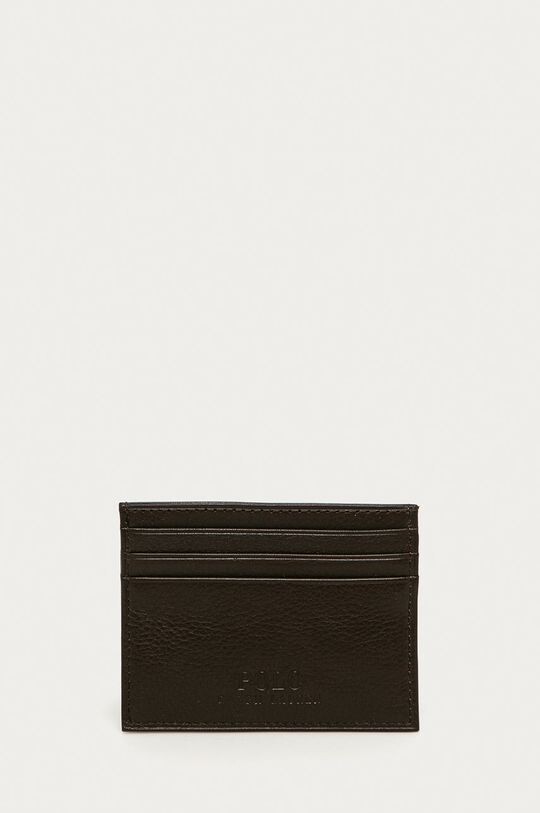 

Кожаный кошелек Polo Ralph Lauren, коричневый