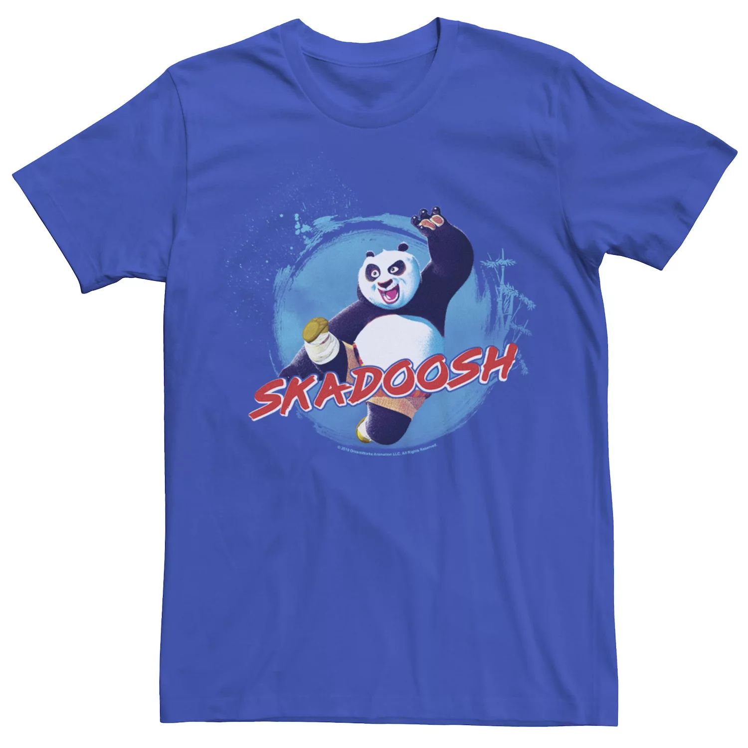 Мужская футболка с рисунком Kung Fu Panda Po Skadoosh Action Pose Licensed Character