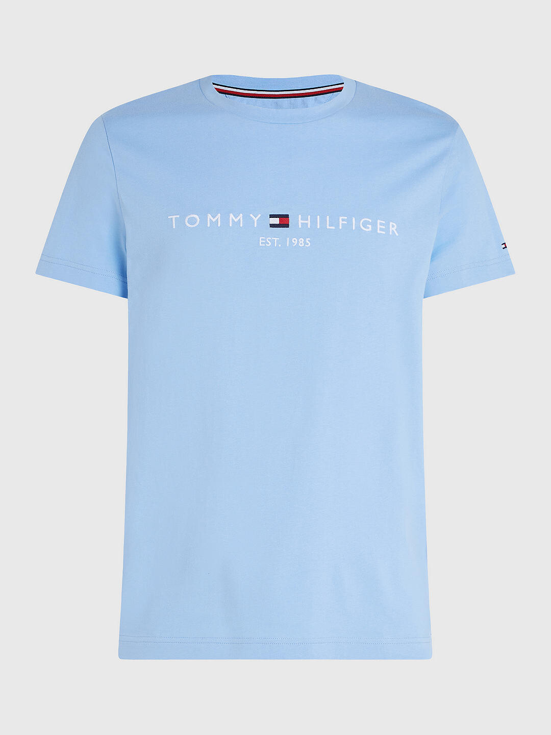 

Футболка с круглым вырезом и логотипом Tommy Hilfiger Big & Tall, цвет Vessel Blue
