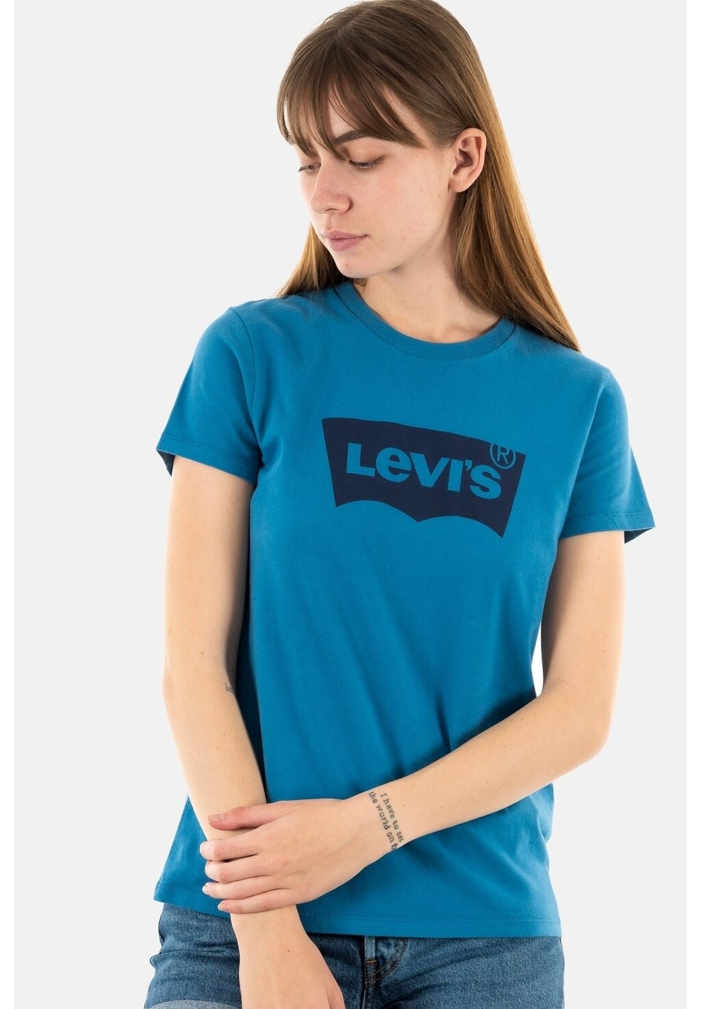 

Футболка с принтом Levi's, синий
