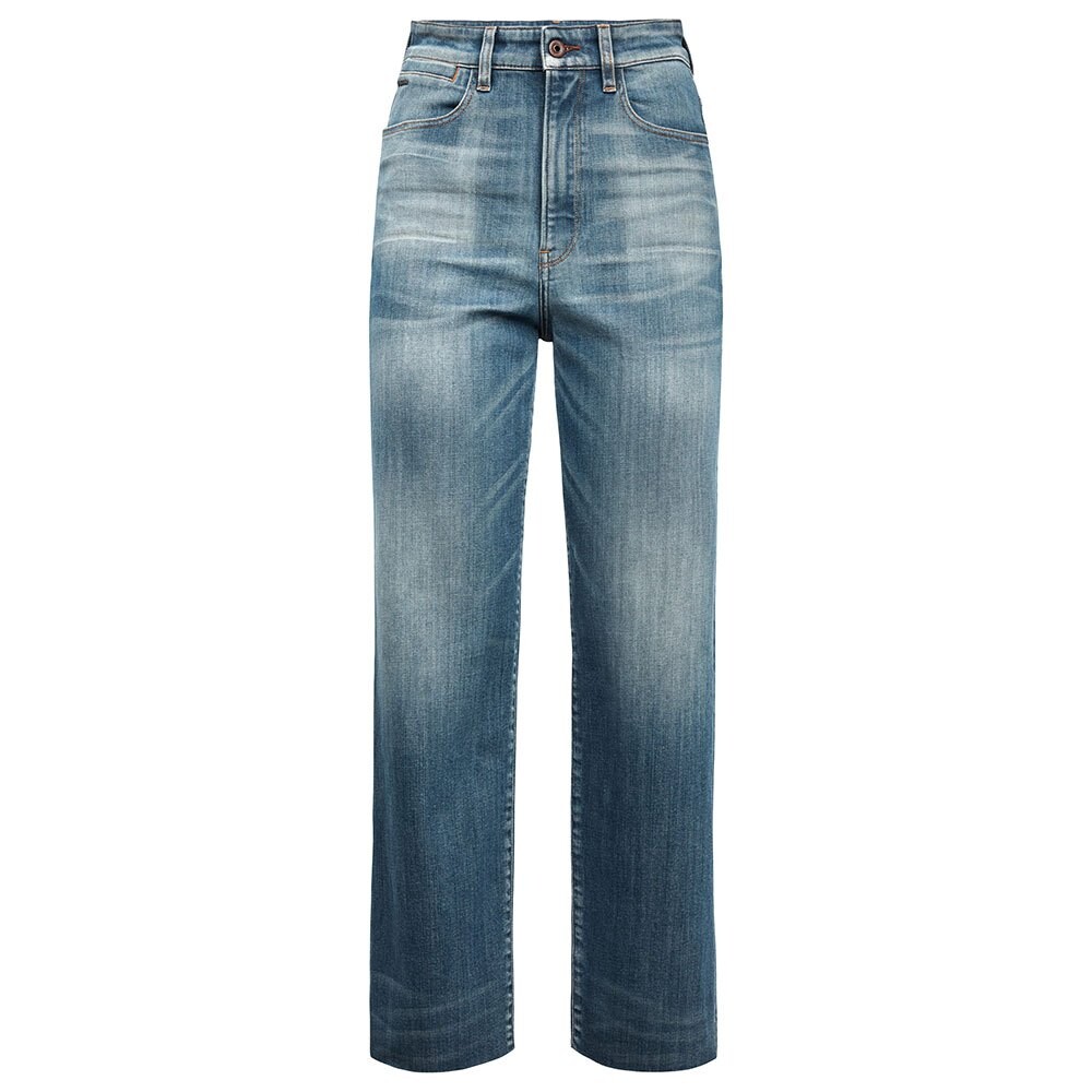 

Джинсы G-Star Tedie Ultra-High Waist Straight Ripped Edge Ankle, серый
