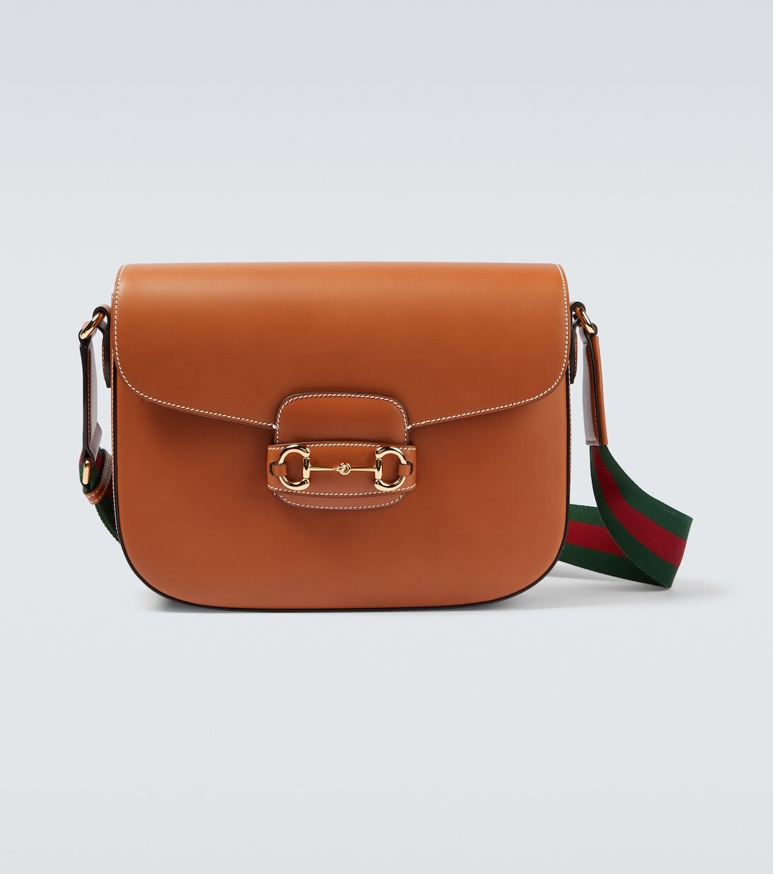 

Кожаная сумка через плечо Gucci Horsebit 1955 года Gucci, бежевый