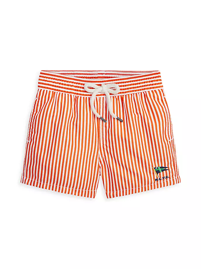 цена Полосатые плавки для маленьких мальчиков Polo Ralph Lauren, цвет club stripe