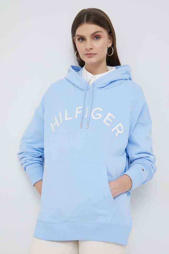 

Хлопковая толстовка Tommy Hilfiger, синий