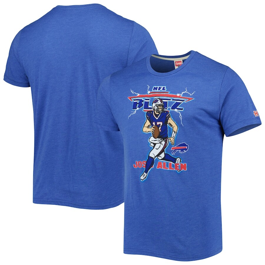 

Футболка с коротким рукавом Homage Buffalo Bills, роял