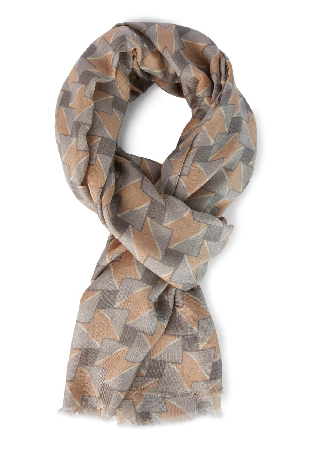 

Шарф GEOMETRIC PRINT Boggi Milano, цвет brown