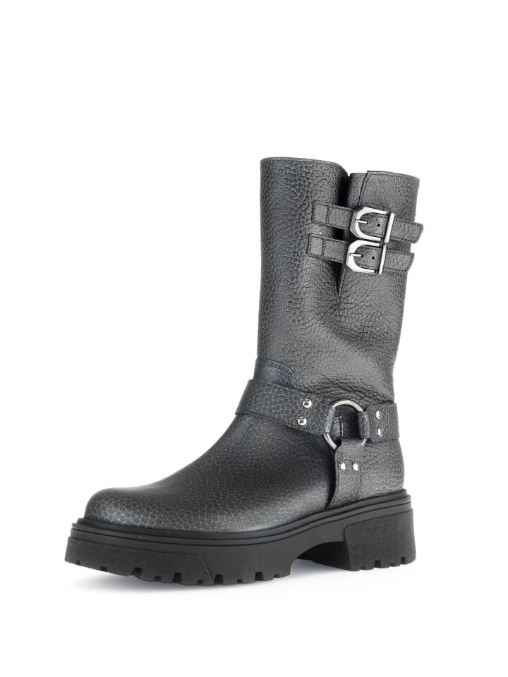 

Ботинки Gabor Fashion Biker und Combat, серебряный