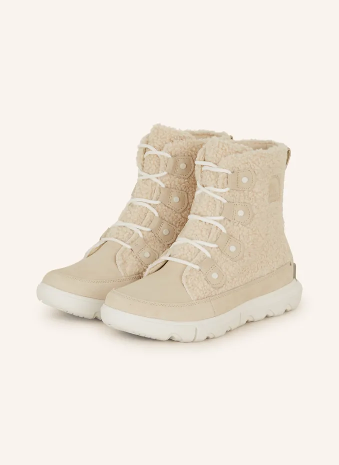 

Ботинки на шнуровке explorer next joan cosy Sorel, экрю