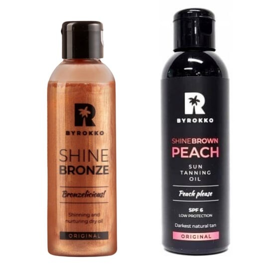 

Бронзирующее сухое масло Byrokko Shine Brown SPF6 +
