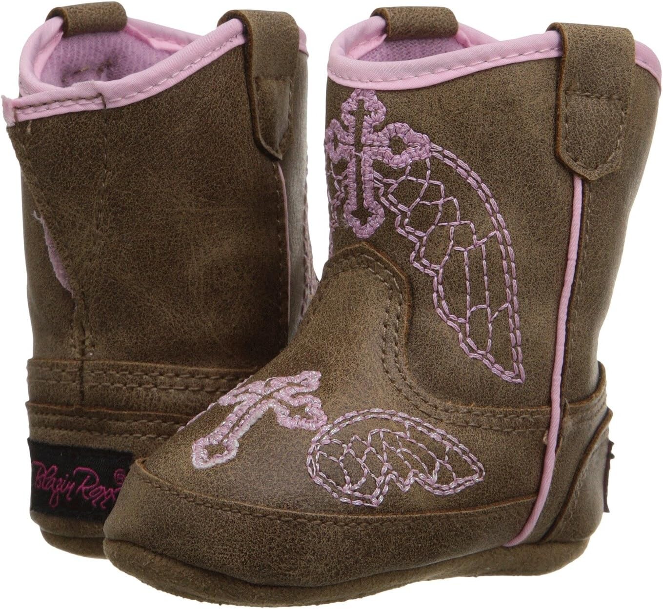 

Обувь для малышей Baby Bucker Gracie M&F Western, коричневый/розовый