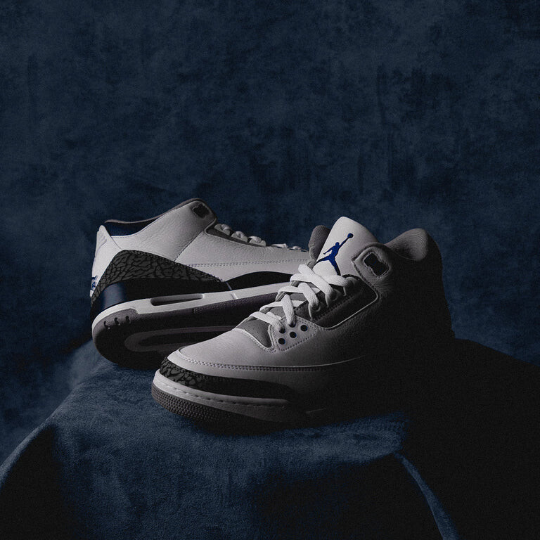 

Кроссовки Nike Air 3 Retro *Midnight Navy* Air Jordan, белый