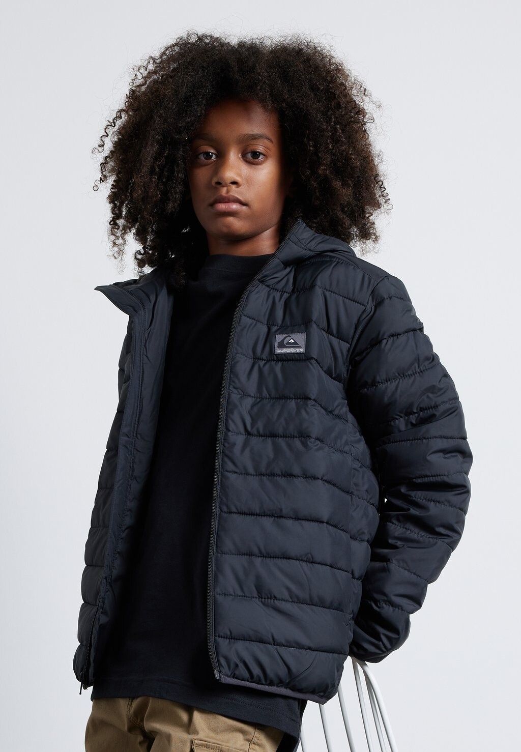 Куртка зимняя SCALY YOUTH Quiksilver, цвет black