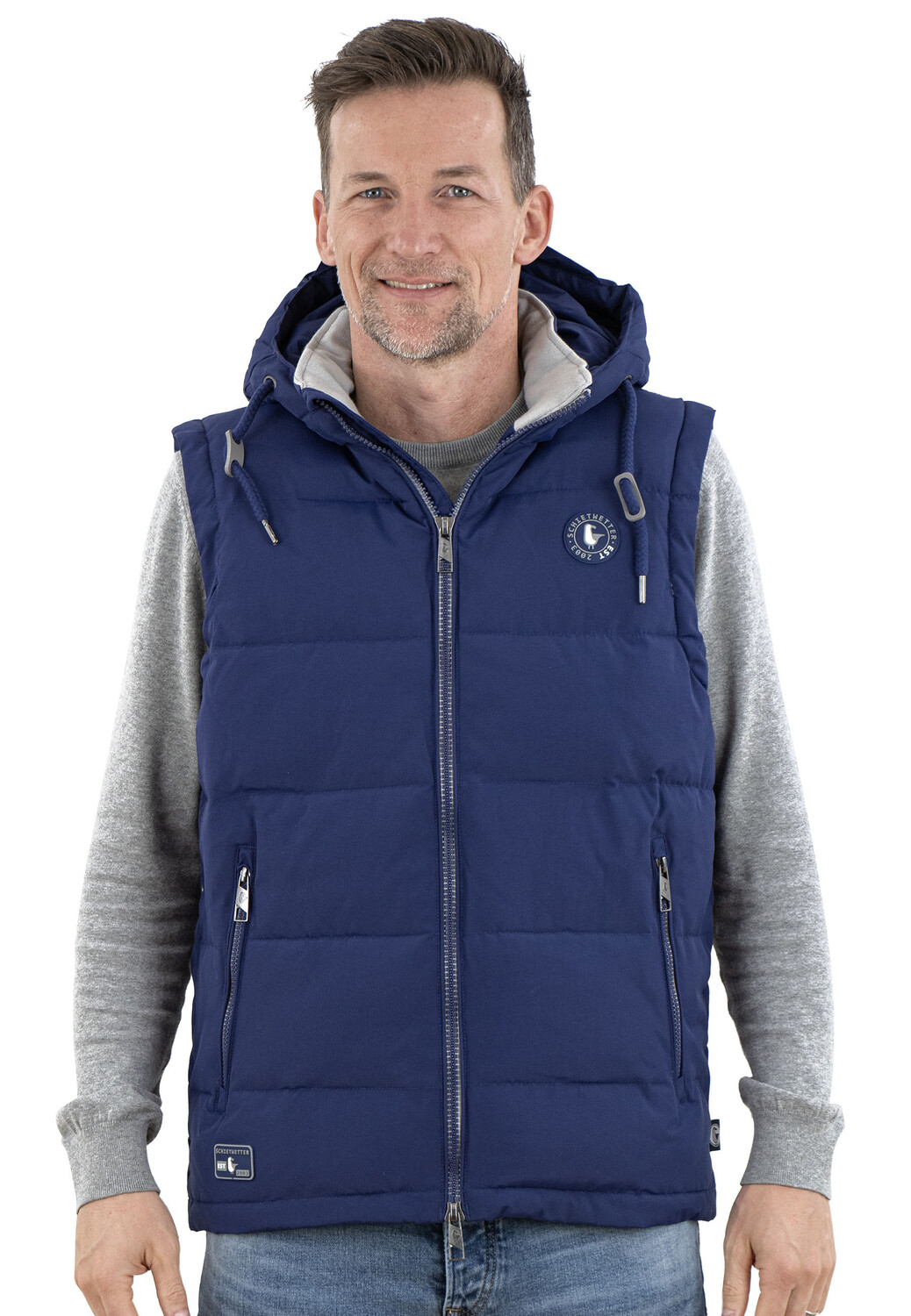 

Утепленный жилет SCHIETWETTER Herren Freizeit Outdoor Sport, королевский синий