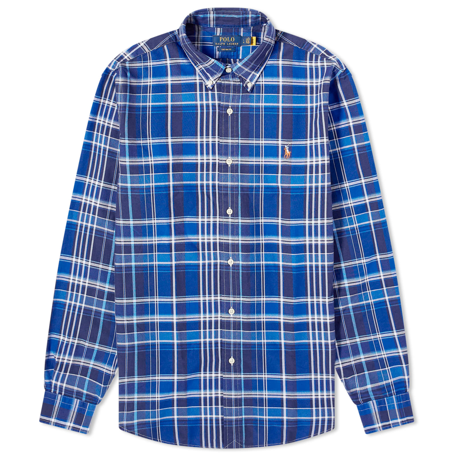 

Рубашка Polo Ralph Lauren Check Oxford, цвет Blue Multi