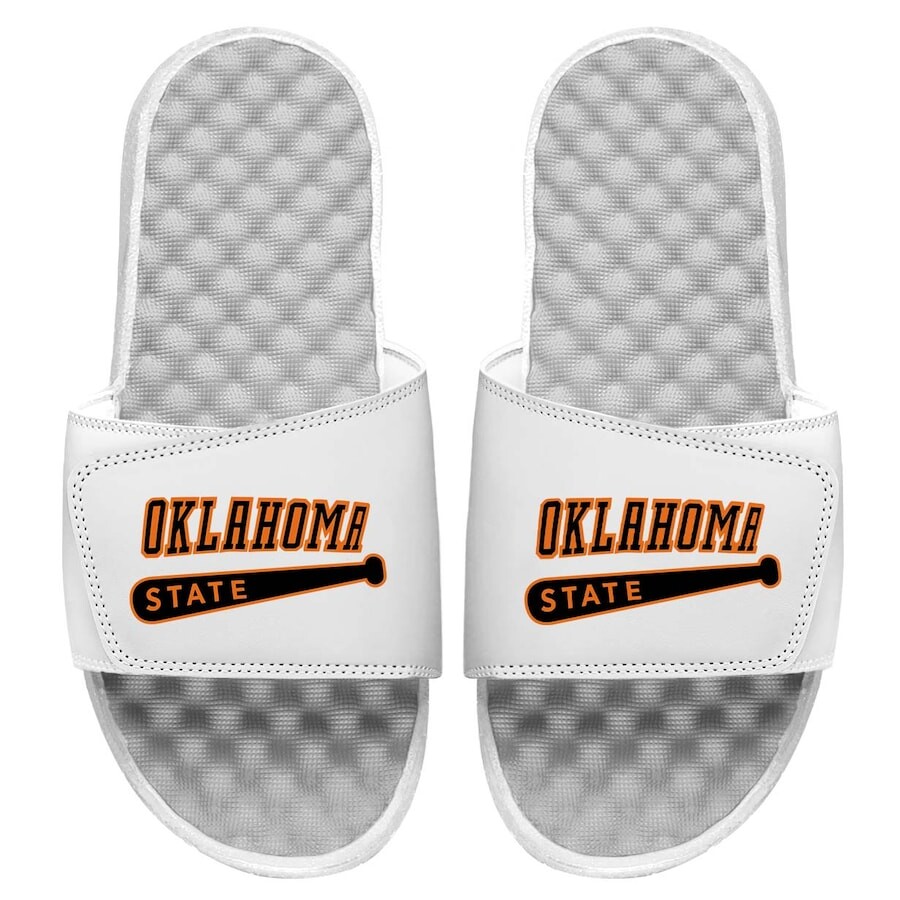 

Шлепанцы ISlide Oklahoma State Cowboys, белый