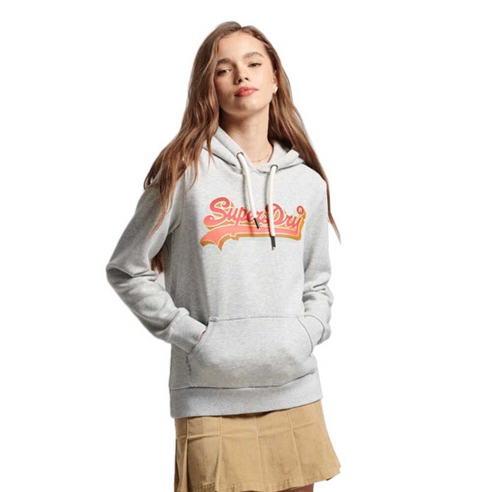 

Худи Superdry Vintage Vl Seasonal, серый