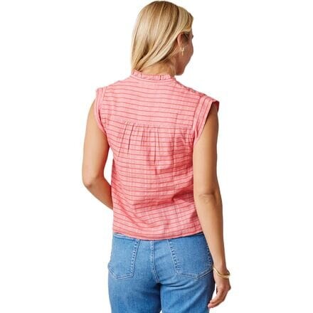 

Топ Reagan женский Carve Designs, цвет Grapefruit/Harris Stripe